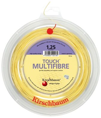 Kirschbaum Touch Multifibre 1,25 mm 110 m Tennissaiten Tennis Strings