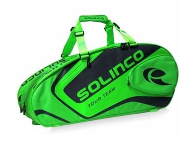 Solinco 15 Pack Tour Bag Neon Green Tennis Bag