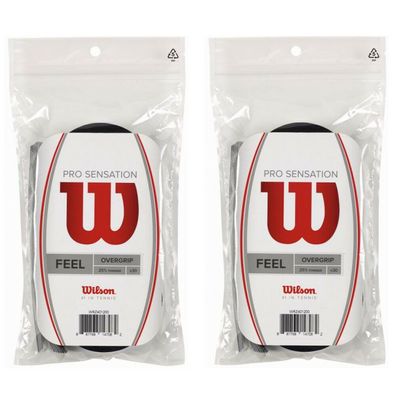Wilson Pro Overgrip Sensation 2 x 30 Griffbänder für Tennis Grips