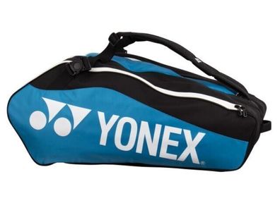 Yonex Club Line Racquet Bag 12 pcs Black/ Blue Tennistasche Rackets Bag