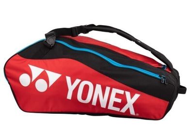 Yonex Club Line Racquet Bag 12 pcs Black/ Red Tennistasche Rackets Bag