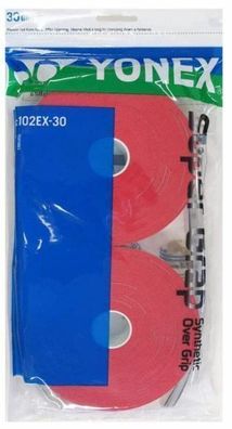 Yonex Super Grap x 30 Red Grips für Tennis Griffbänder