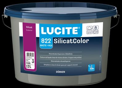 Lucite 822 SilicatColor 12 Liter weiß