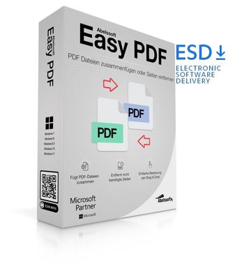 Abelssoft Easy PDF 1 PC/ WIN 1 Jahr stets aktuell kein Abo Download eMail ESD