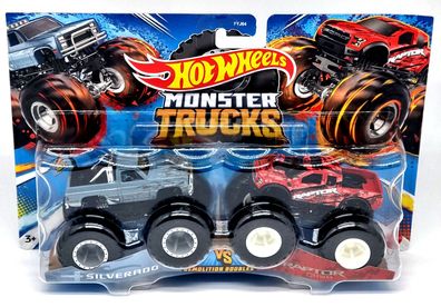 Mattel Hot Wheels 2er Pack HLT60 Silverado Vs. Raptor F150
