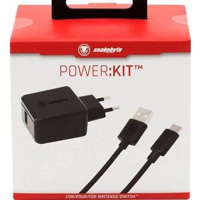Switch Ladekabel Power: Kit - Snakebyte SB910692 - (Nintendo Switch Zub. / Zubehör)
