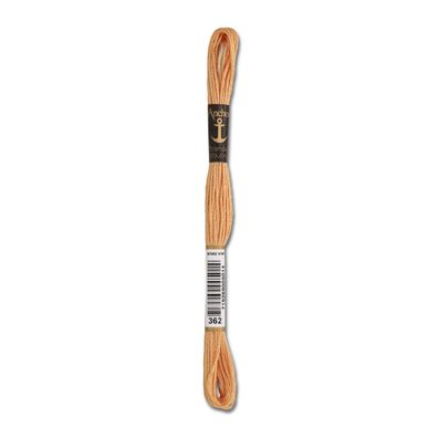 8m Anchor Stickgarn - Farbe 362 - weizen