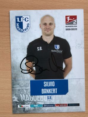 Silvio Bankert 1. FC Magdeburg 2022-23 AK orig. signiert - TV FILM #5325