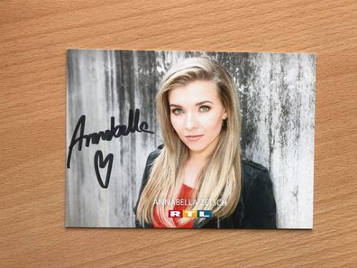 Annabella Zetsch GZSZ Schauspieler AK orig. signiert - TV FILM #5213