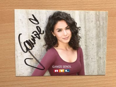 Gamze Senol GZSZ Schauspieler AK orig. signiert - TV FILM #5217