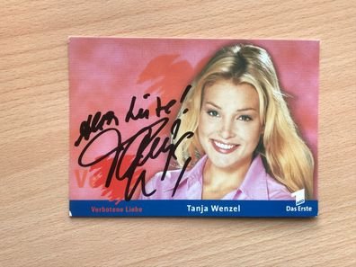 Tanja Wenzel Schauspielerin Autogrammkarte orig. signiert - TV FILM #5198