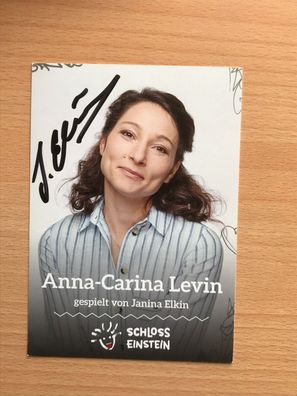 Janina Elkin Schloss Einstein Autogrammkarte orig. signiert - TV FILM MUSIK 5157