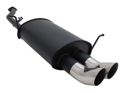 NOVUS Sportauspuff 2x76mm D-T-M passend für 3er BMW E36 Compact 316i 75kw