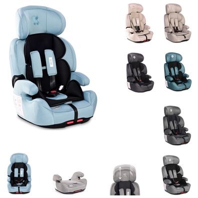 Lorelli Kindersitz Iris Isofix Gruppe 1/2/3 (9 - 36kg) Boostersitz weiche Kissen