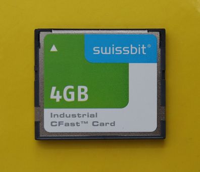NEU: Swissbit 4GB Industrial CFast Card F-240 SATA SLC 4 GB (Compact Flash CF)
