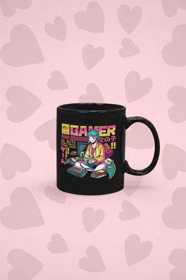 Kaffeetasse für Fans Gaming Fans Zocker Anime Computer Girl Nerd Gift