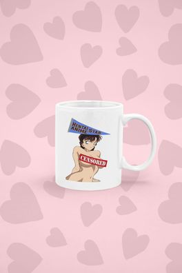 YGO Anime Kaffeetasse für Fans erotischen Hentai & Waifu Ran Mori Conan