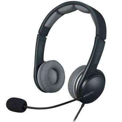 Speedlink SONID USBHeadset Kopfhörer mit Mikrofon Lautstärkeregler PC Notebook
