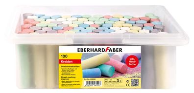 Eberhard Faber 526599 - Straßenmalkreide, 100er Eimer