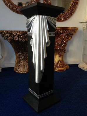 Säule Mäander Style Dekosäule 80cm Griechische Säulen Barock Podest Handbemalt 7