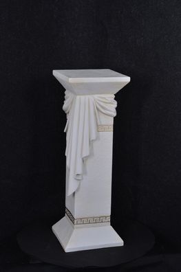 Säule Mäander Style Dekosäule 80cm Griechische Säulen Barock Podest Handbemalt 11