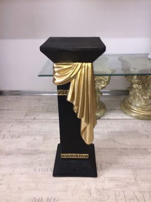 Säule Mäander Style Dekosäule 100cm Griechische Säulen Barock Podest Handbemalt S-G
