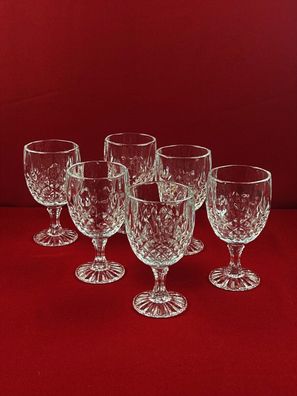 Weingläser Kristallglas Transparent 200 Ml Hochwertig 6 Gläser für 6 Personen
