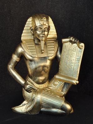 Ramses Pharao Ägyptische Büste Tutanchamun Altes Ägypten Kunstwerk NEU (Gr. Groß)