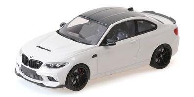 BMW Miniatur M2 CS - 2020 - white w/ black wheels 1:18