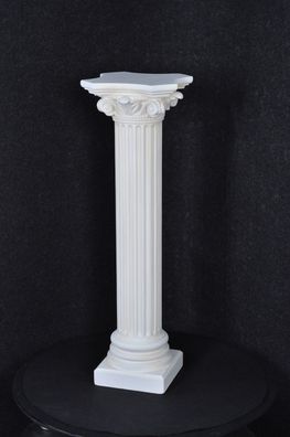 Säule Mäander Style Dekosäule 76cm Griechische Säulen Barock Podest Handbemalt