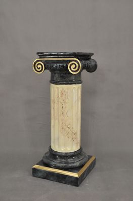 Säule Mäander Style Dekosäule 70 cm Griechische Säulen Barock Podest Handbemalt 48