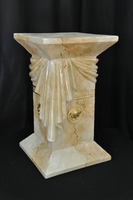 Säule Mäander Style Dekosäule 55cm Griechische Säulen Barock Podest Handbemalt 13