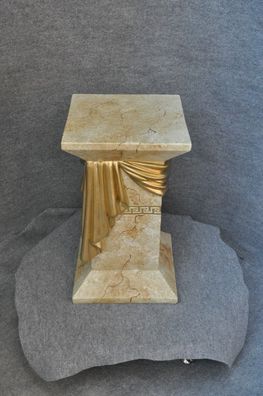Säule Mäander Style Dekosäule 55cm Griechische Säulen Barock Podest Handbemalt 14