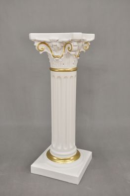 Säule Mäander Style Dekosäule 75cm Griechische Säulen Barock Podest Handbemalt 23