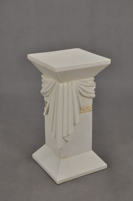 Säule Mäander Style Dekosäule 56 cm Griechische Säulen Barock Podest Handbemalt 38