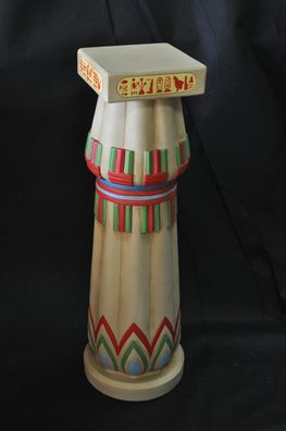 Säule Mäander Style Dekosäule 93 cm Indianer Säule Barock Podest Handbemalt