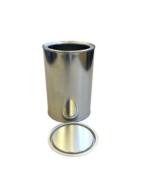 Blechdose 1000ml mit Einpress-Deckel Prägung Warndreieck
