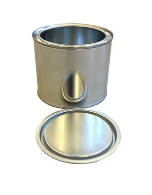 Blechdose 500ml mit Einpress-Deckel Prägung Warndreieck