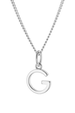 trendor Schmuck Damen-Halskette mit Buchstabe G Anhänger Silber 925 15210-G