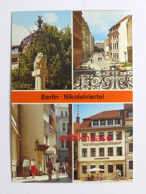 DDR Ansichtskarte AK Berlin Nikolaiviertel