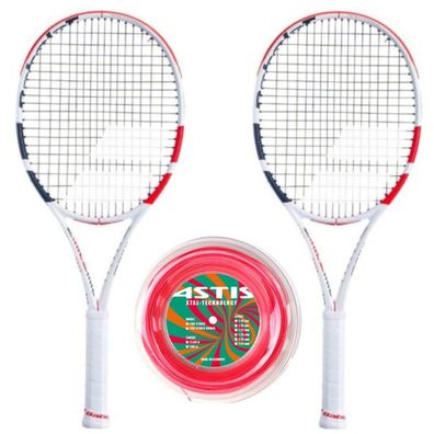 Babolat Pure Strike 16-19 2019 x 2 + 200 m-Rolle