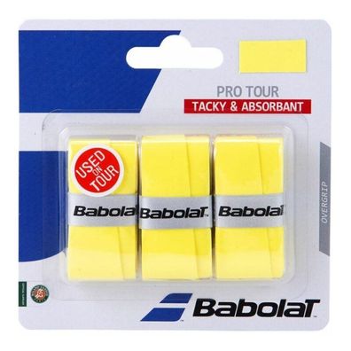 Babolat Pro Tour x 3 Yellow