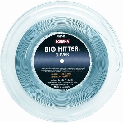 Tourna Poly Big Hitter Silver 1,25 mm