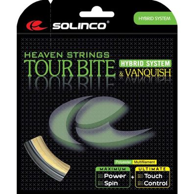 Solinco Vanquish + Tour Bite 17 + 16 12 m 1,25 + 1,30 mm