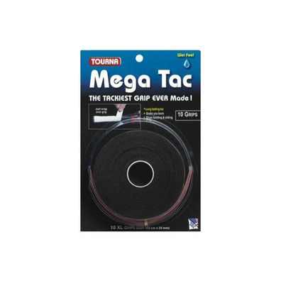 Tourna Mega Tac 10 Pack Black
