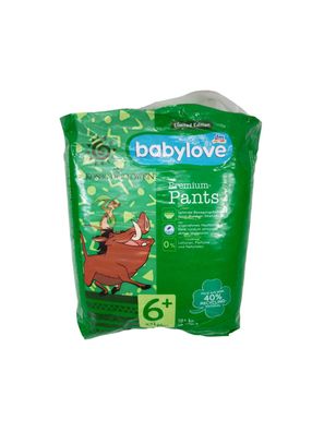 babylove Baby Pants Premium Gr. 6 XXL (18-30 kg), 18 Stück Windeln Pants