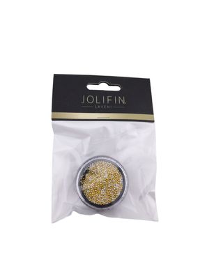 Jolifin LAVENI Magnetic Micro Pearls Mix - silver & gold