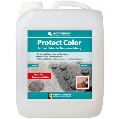 Hotrega Steinimprägnierung Protect Color farbvertiefende Steinveredelung 5 Liter