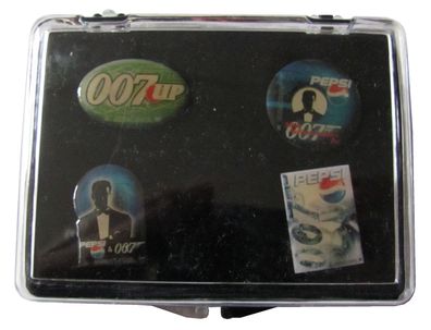 Pepsi Cola - 4er Pin Set - James Bond 007