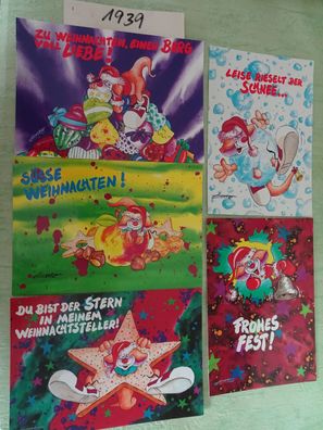 ältere Postkarten AK Clumsy das Kängeruh Comic Humor Ente Weihnachten - Auswahl -